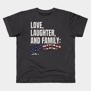 American Family Day Kids T-Shirt